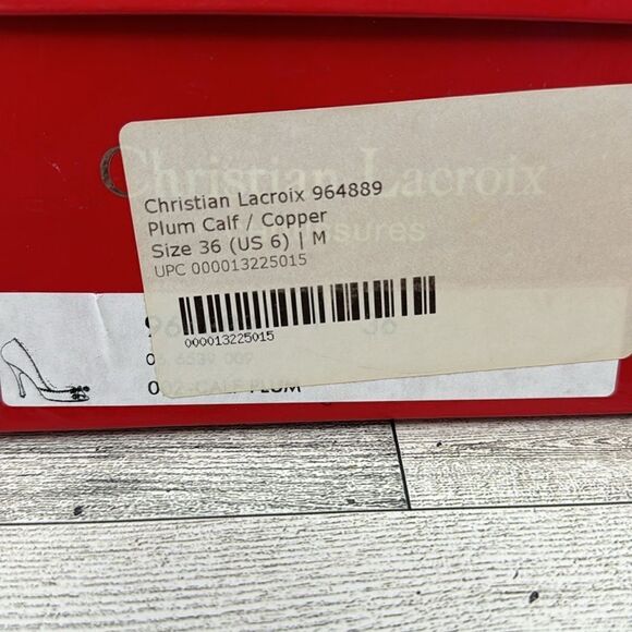 Christian Lacroix Peep Toe Heels Size 36 (US 6) - Picture 17 of 17